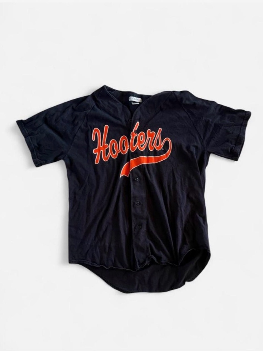 Vintage Y2K Hooters Baseball Jersey Button-Up